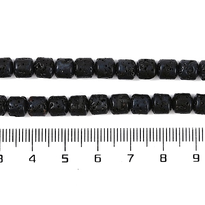 Natural Lava Rock Beads Strands G-A234-E02-01-1
