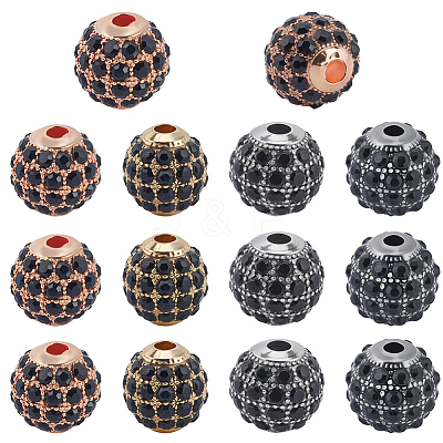 20Pcs 4 Colors Alloy Beads FIND-PA0001-11-1