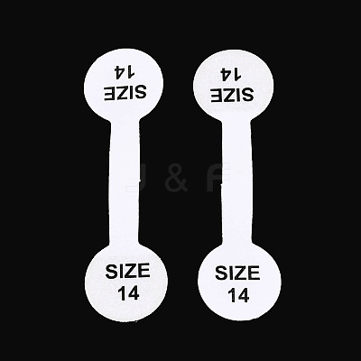 Folding Paper Ring Size Sticker CDIS-C006-01J-1