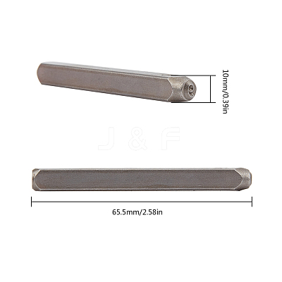 Iron Seal Stamps AJEW-L060-05-1