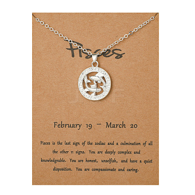 Alloy Constellation Pendant Necklaces LS-PW23032749234-1