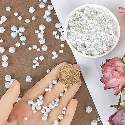 Imitation Pearl Acrylic Beads OACR-SC0001-61B-1