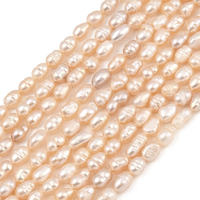 Natural Cultured Freshwater Pearl Beads Strands PEAR-D003-01D-08-1