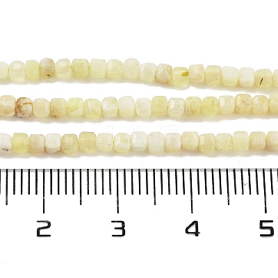 Natural Yellow Opal Beads Strands G-H042-B03-01-1