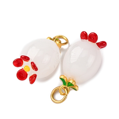 Handmade Lampwork Pendants LAMP-Z012-01G-06-1