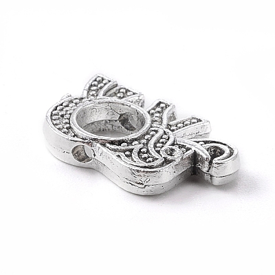 Tibetan Style Alloy Bead Frame LS-TIBE-WH0002-06AS-1