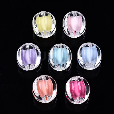 Transparent Acrylic Beads TACR-N011-005A-01-1