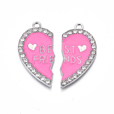 Alloy Enamel Split Pendant ENAM-S130-25E-1