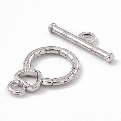 Non-Tarnish 304 Stainless Steel Toggle Clasps STAS-G299-01P-1