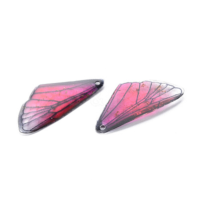 Transparent Resin Pendants X-RESI-Q216-001-1