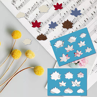 Acrylic Earring Handwork Template DIY-WH0359-074-1