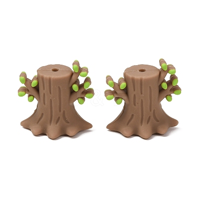 Food Grade Eco-Friendly Silicone Focal Beads SL-CBAECCD-02C-1