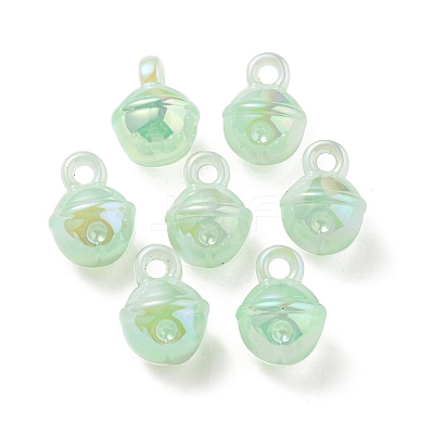 UV Plating Rainbow Iridescent Acrylic Pendants OACR-P010-19F-1