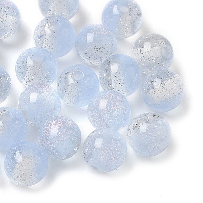 Two Tone Resin Beads RESI-Q025-02A-B-1