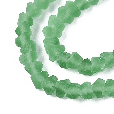 Frosted Transparent Glass Beads Strands LS-GLAA-N016-4mm-27-1
