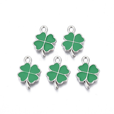 Rack Plating Alloy Enamel Pendants LS-ENAM-N055-088-01P-1