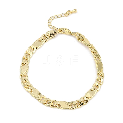 Rack Plating Brass Bracelets for Women BJEW-K244-05G-1