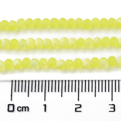 Imitation Jade Glass Beads Strands EGLA-A034-T2mm-MB29-1