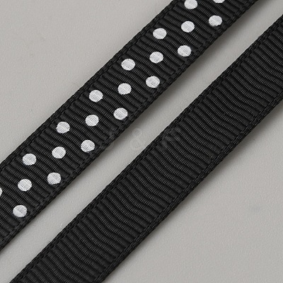 Polyester Grosgrain Ribbons OCOR-WH0070-199A-1