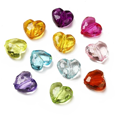 Transparent Acrylic Beads X-MACR-C014-01A-1