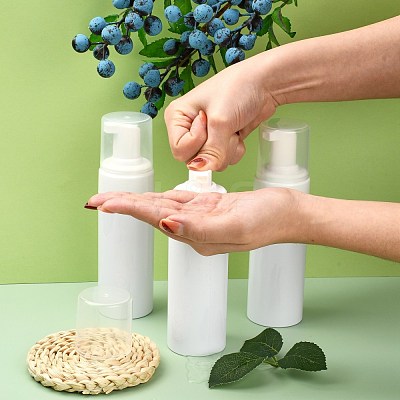 150ml PET Plastic Foaming Soap Dispensers X-TOOL-WH0080-52B-1