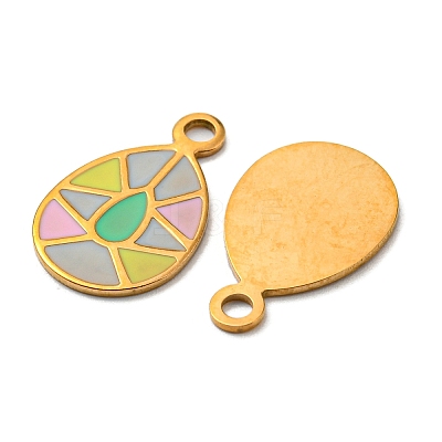 304 Stainless Steel Pendants STAS-L022-180G-02-1