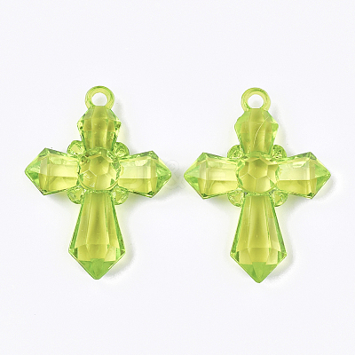 Transparent Acrylic Pendants X-TACR-S133-095-1