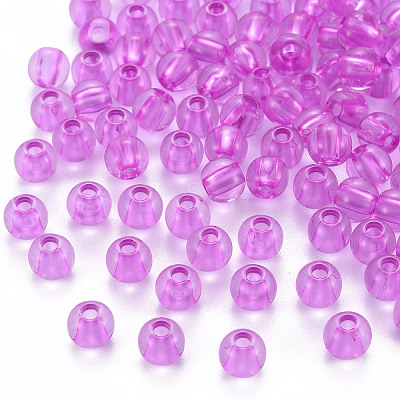 Transparent Acrylic Beads X-MACR-S370-A6mm-740-1
