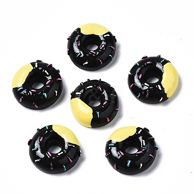 Spray Painted Resin Cabochons CRES-Q215-001A-1