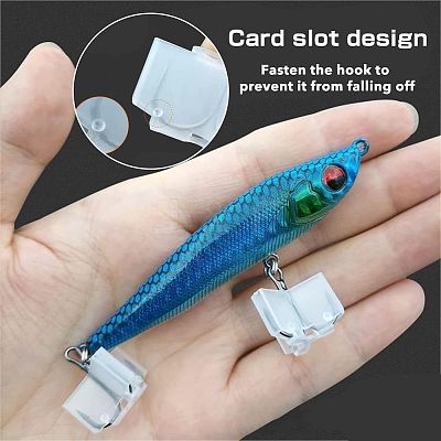 ABS Plastic Fishing Hook Bonnets Treble Hook Covers KY-FH0001-01-1