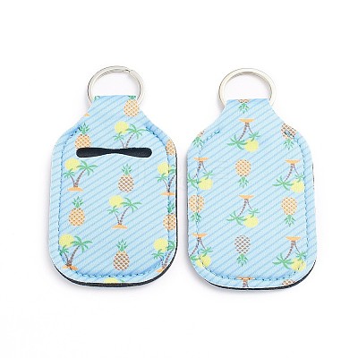 Hand Sanitizer Keychain Holder LS-DIY-WH0166-62H-1