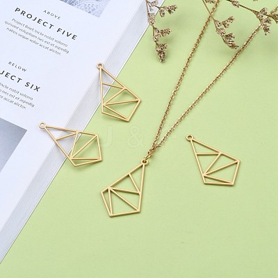 Smooth Surface Alloy Open Back Bezel Pendants PALLOY-S117-153-1