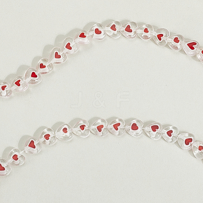 2 Strands Handmade Lampwork Beads Strands LAMP-PA0001-17-1