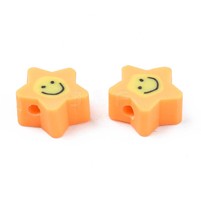Handmade Polymer Clay Beads CLAY-N011-45A-06-1