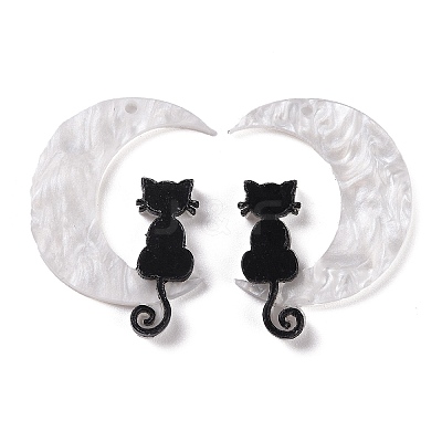 Halloween Printed Acrylic Pendants X-MACR-M021-01-1-1