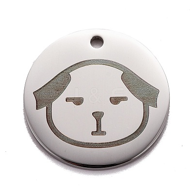 Non-Tarnish Stainless Steel Pendants STAS-G252-23P-1