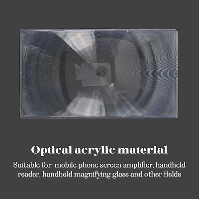Fresnel Magnifying Glass With Acrylic Lens DIY-SP0004-51A-1