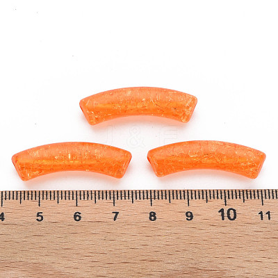 Transparent Crackle Acrylic Beads CACR-S009-001A-N84-1