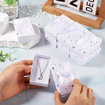Polka Dot Pattern Cardboard Jewelry Packaging Boxes LS-CON-TAC0011-04B-03-1