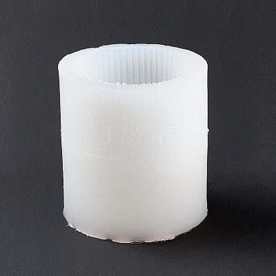 DIY 2-Layer Striped Pillar Candle Silicone Molds SIMO-P001-01F-1