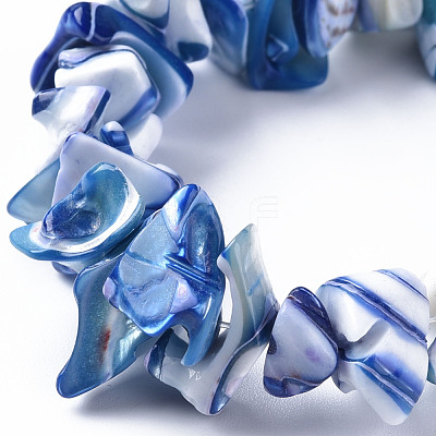 Natural Trochid Shell/Trochus Shell Bead Strands SSHEL-N034-105-A03-1