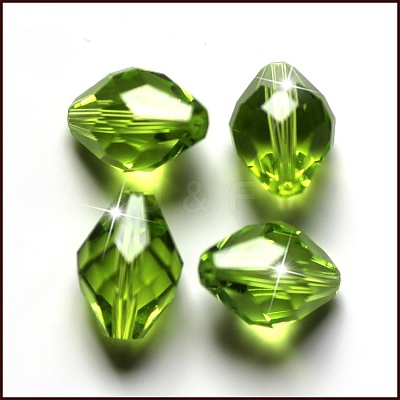 Imitation Austrian Crystal Beads SWAR-F054-9x6mm-17-1