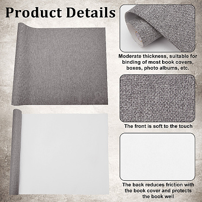 Imitation Linen Cloth Book Covers AJEW-WH0314-504C-1