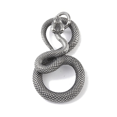 316 Surgical Stainless Steel Pendants LS-STAS-E212-25A-AS-1