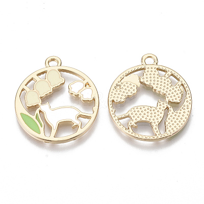 Alloy Pendants X-ENAM-S120-008-1