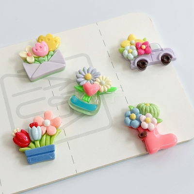 Opaque Resin Cabochon CRES-I050-01-1