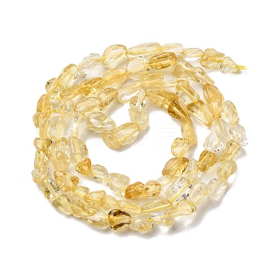 Grade AA Natural Citrine Beads Strands G-I389-A16-1