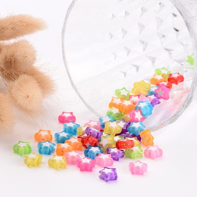Transparent Acrylic Beads TACR-S116-M-1