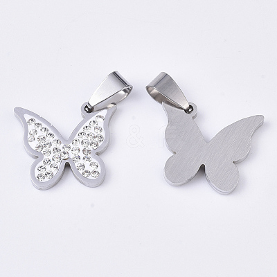 201 Stainless Steel Pendants STAS-N089-17P-1