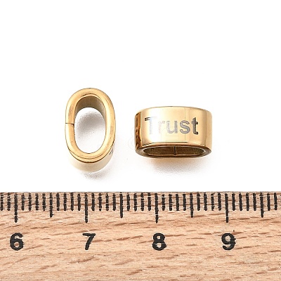 304 Stainless Steel Large Hole Beads STAS-H263-02G-01-1